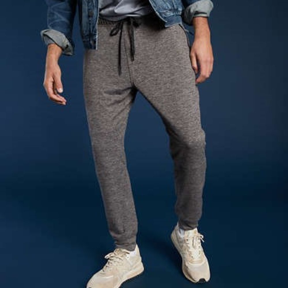 American Eagle Men's Good Vibes Grey Joggers size XL